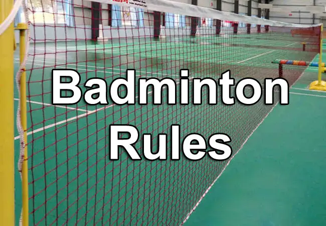 badminton rules