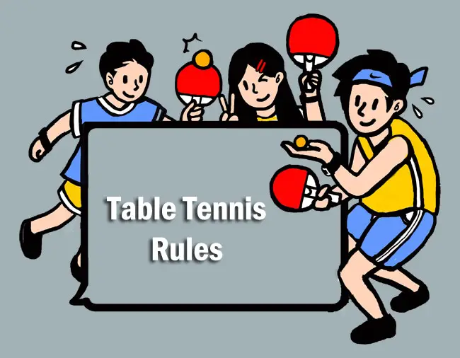 table tennis rules