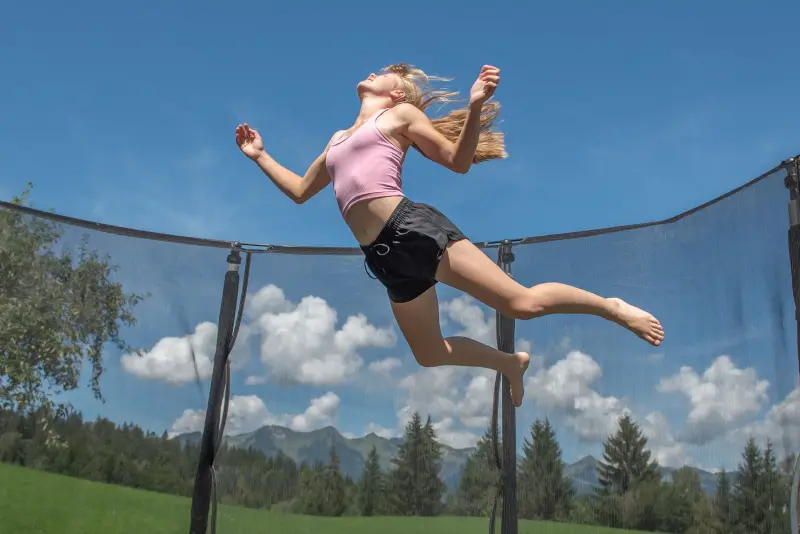 basic trampoline jump
