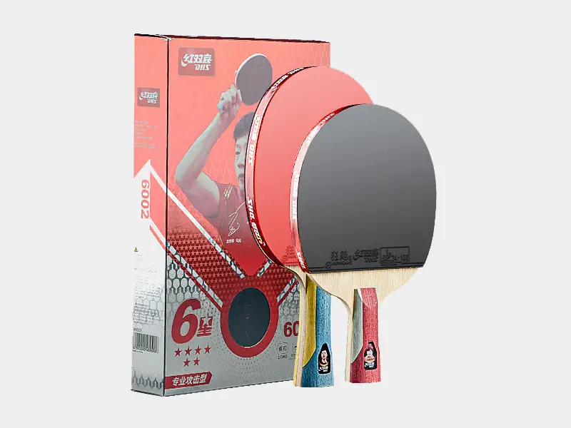 black and red ping pong rubber