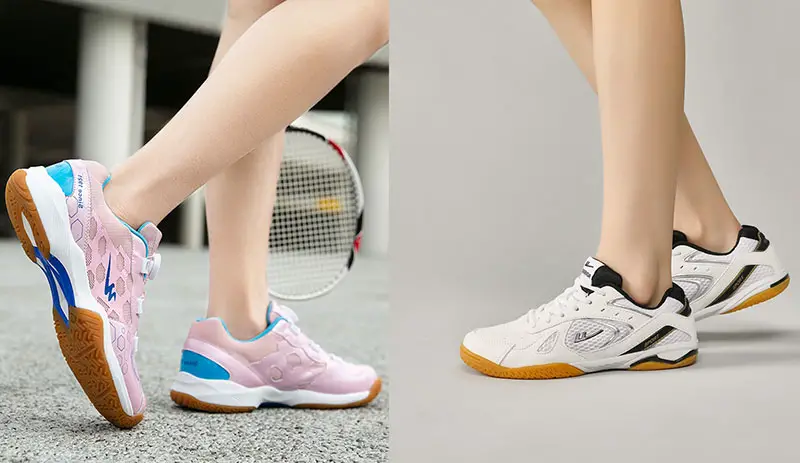 ping pong shoes vs badminton shoes